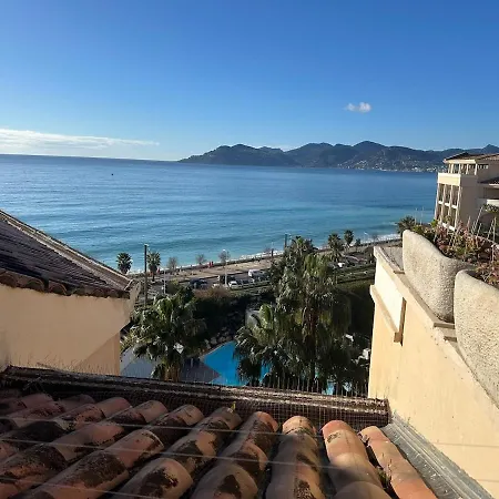 Panoramic Sea-view Duplex, 2 Terraces & Pool, Walk To Cannes